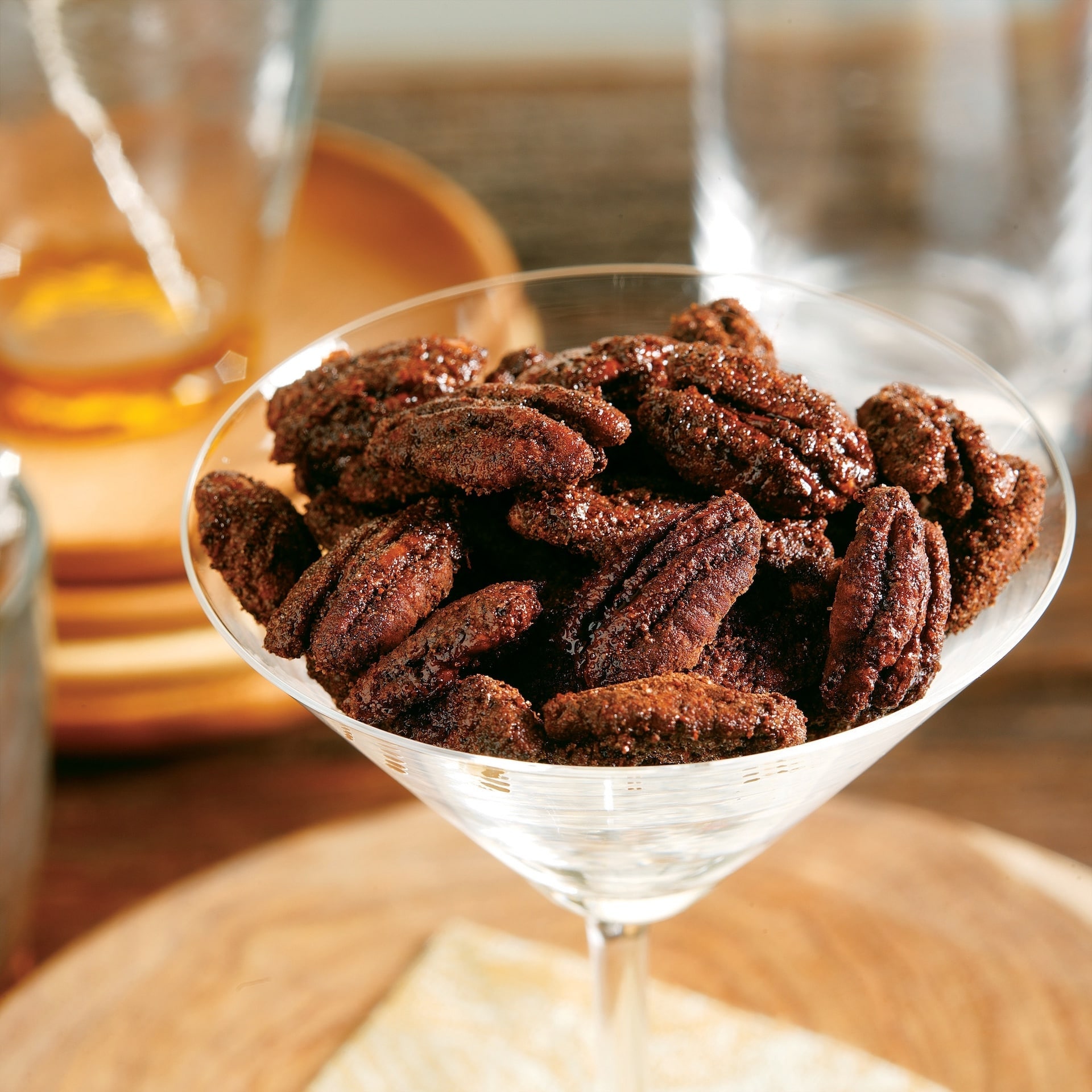 Commercial Spicy Cocoa Glazed Pecans