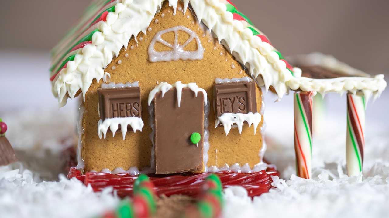 gingerbread house side porch