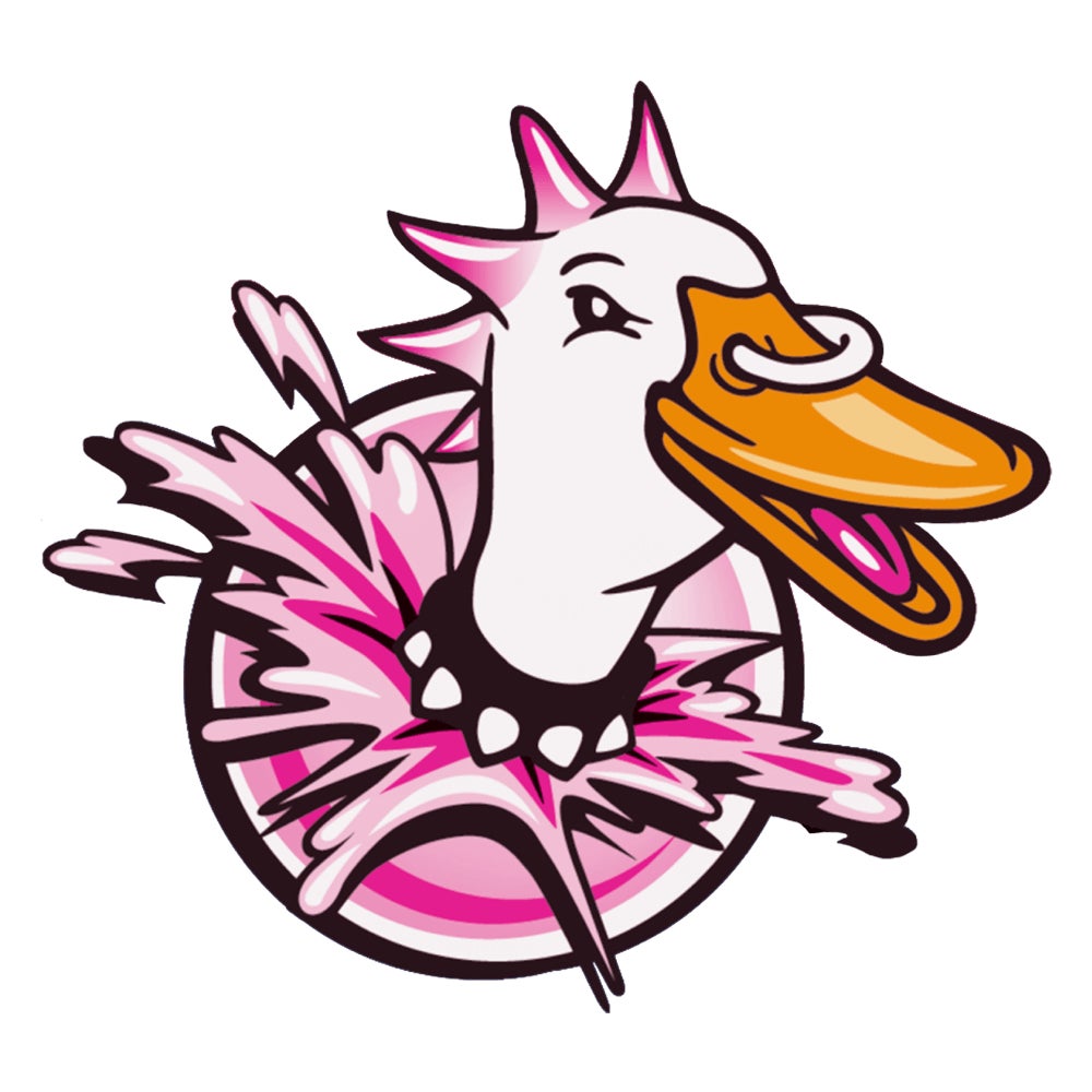 illustration of floyd d duck the bubble yum brand mascot