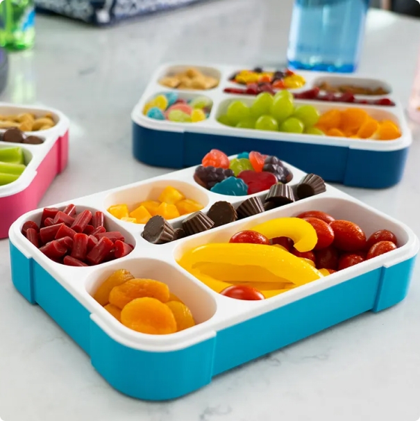 road trip snack trays